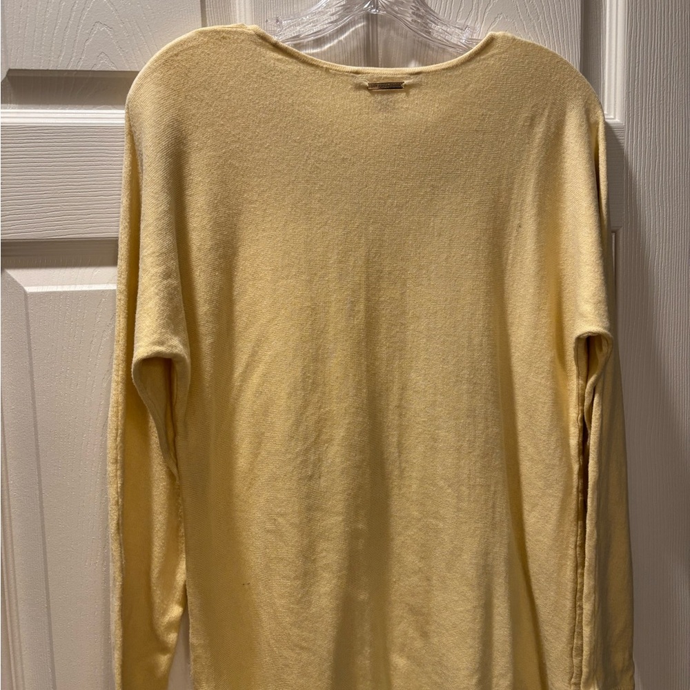 Michael Kors Spring Yellow Lightweight Sweater - Picture 2 of 4